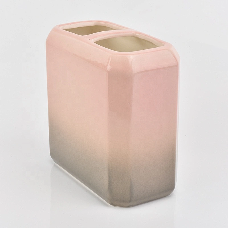 square shape ceramic Bathroom Accessories Set
