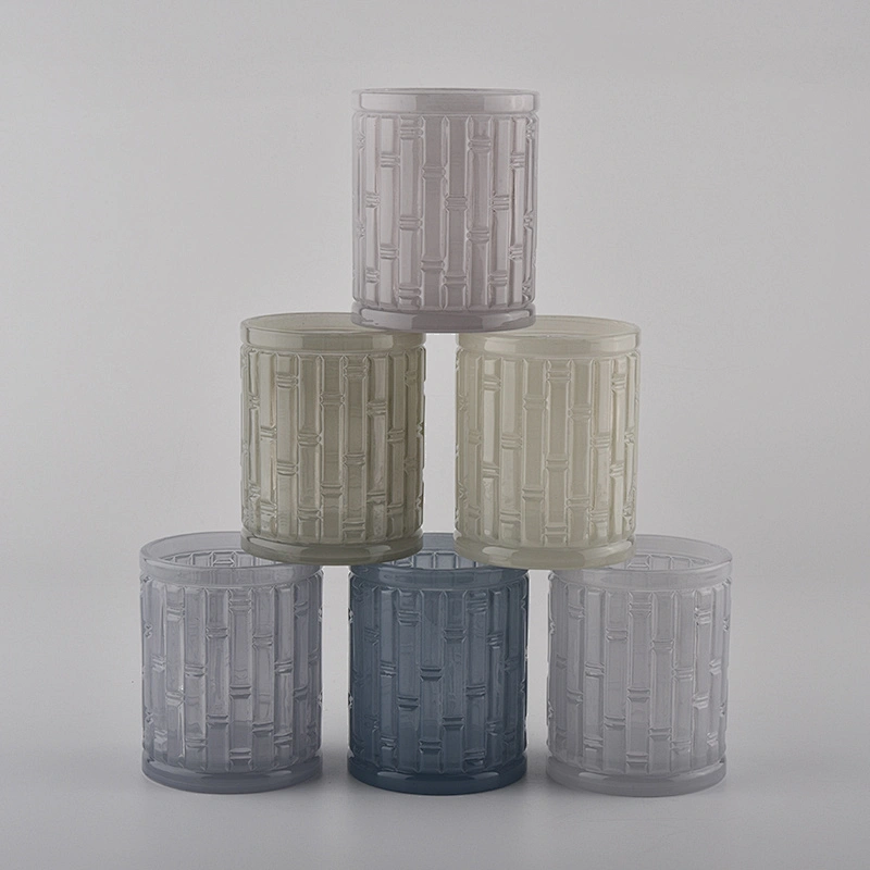 home decor 6oz glass candle jars