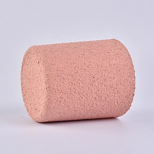 10oz 11oz Sunny custom empty tealight pink concrete candle jars in bulk