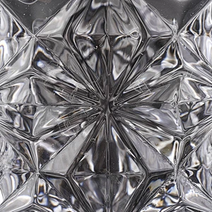 Luxury Diamond Geo Cut Cylinder Glass Candle Jars