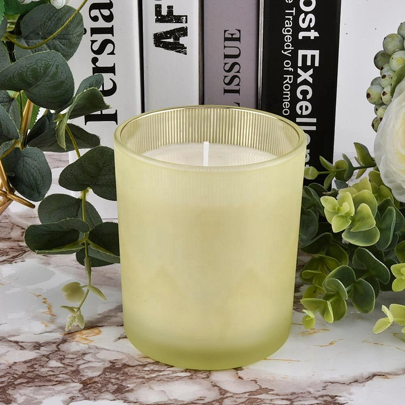 Sunny Wholesales custom gold luxury candle glass jars holder