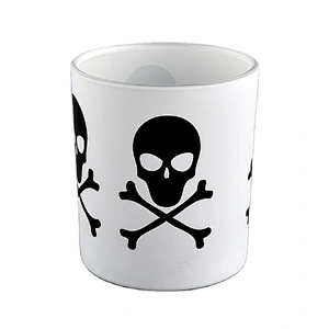 300ml matte white glass candle jar holders home decoration