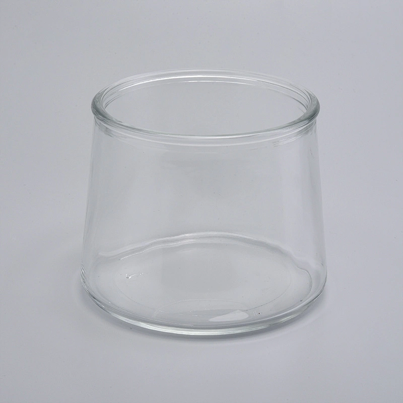 Round bottom glass candle vessels from Sunny Glassware