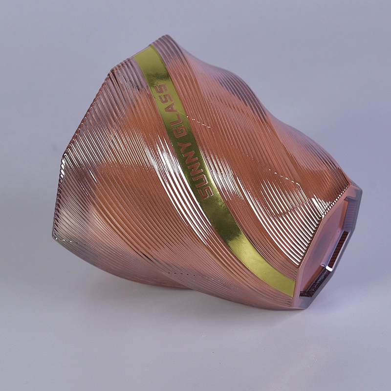 Sunny new design tealight scented glass candle holder 8oz 10oz