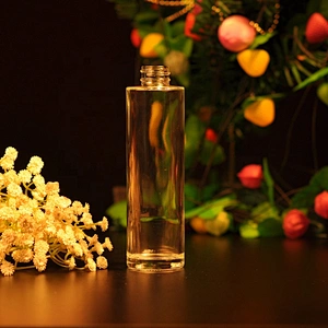 Wholesales mini glass Clear perfume glass bottles 100ml