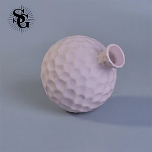 Sunny white round ceramic diffuser bottle made in China with top sale