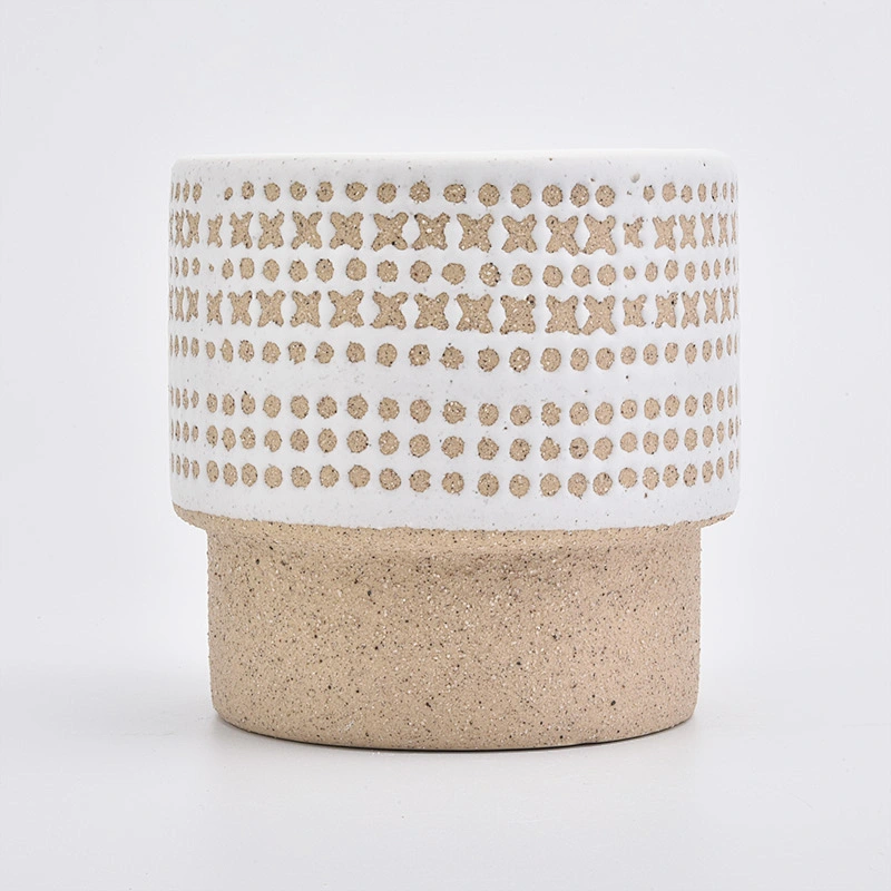 home decor custom ceramic candle jar