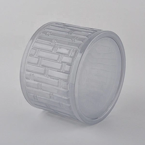 luxury glass decorative candle containers