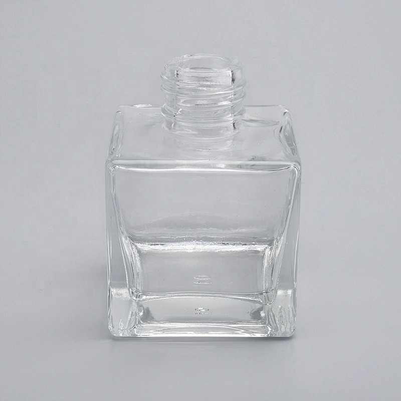 Sunny square empty reed diffuser glass bottles for home decor fragrance container