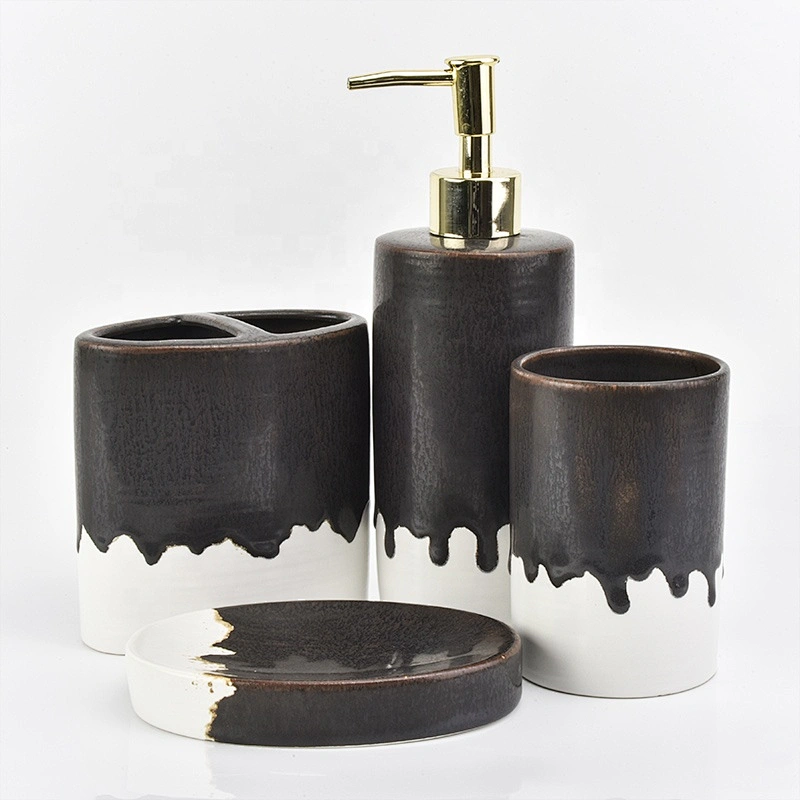 home decor stoneware bath accessories sets