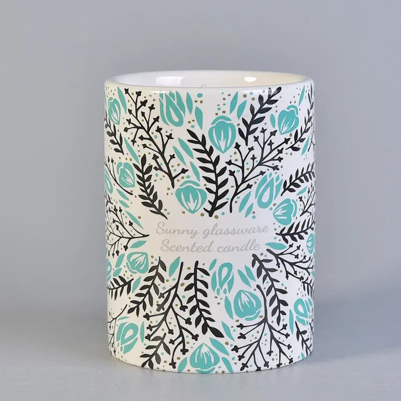 hot sales 8oz ceramic candle jar