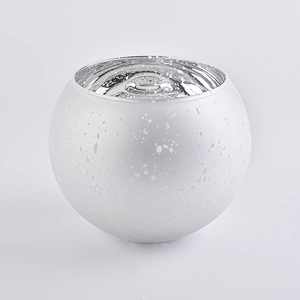 Mercury glass candle bowl online