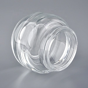 new clear glass cosmetic bottles