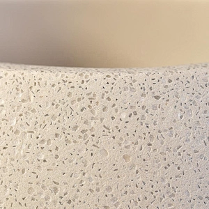 Sunny empty custom white candle concrete holder for home decor