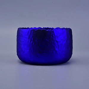 16oz geometric plating pottery ceramic candle jars