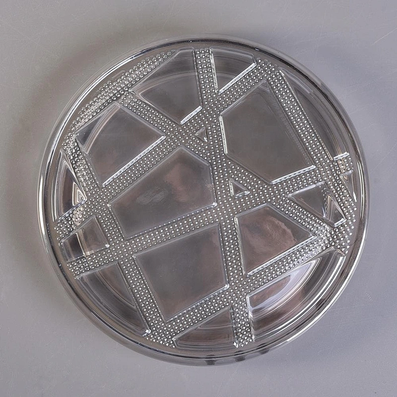 10oz 20oz Home decoration luxury candle glass holder with lids