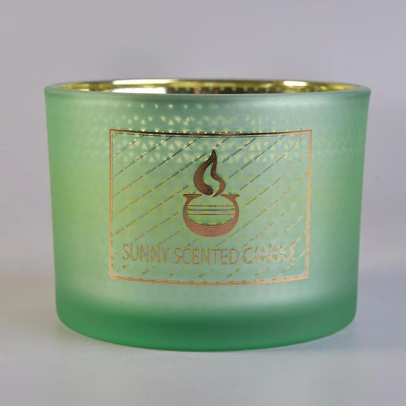 Sunny frost tealight scented candle glass container 10oz 14oz 20oz