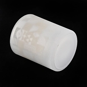 Sunny luxury white frosted votive glass candle vessels 8oz 10oz 20oz