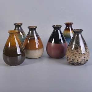 Color decorative aroma ceramic diffuser reed bottle 200ml