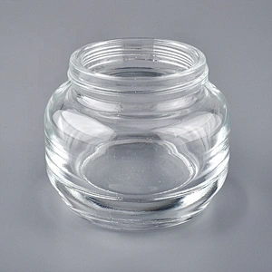 new clear glass cosmetic bottles