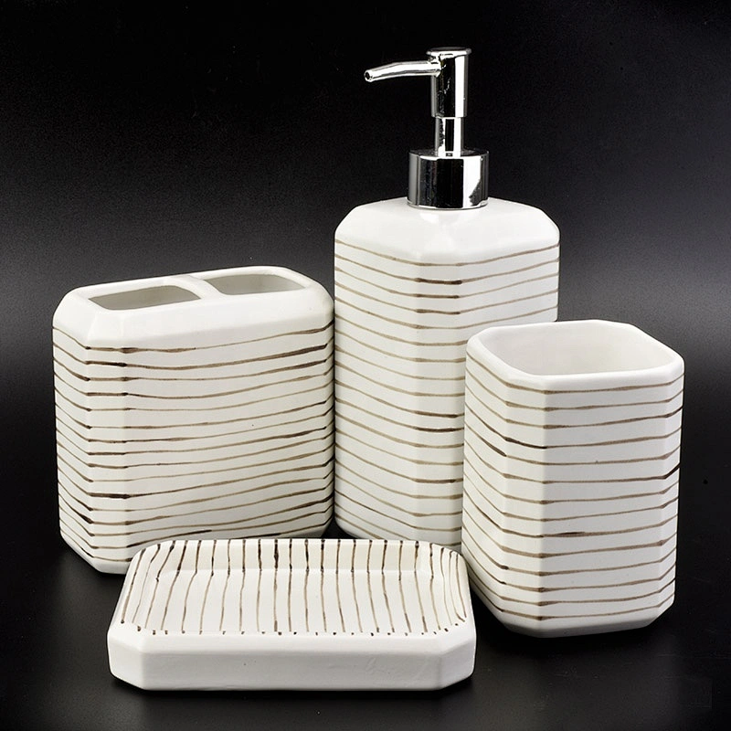 home decor luxury ceramic set in bathroom