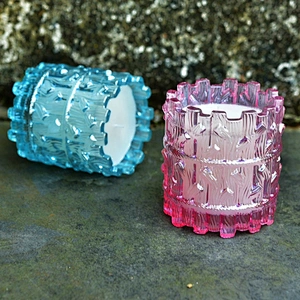 Home decoration empty crystal branch Glass Candle jars wholesales