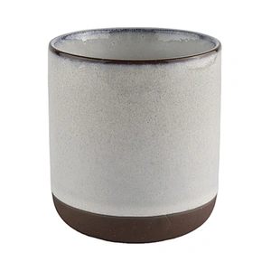 Wholesales cylinder votive ceramic candle vessels jar 8oz 10oz