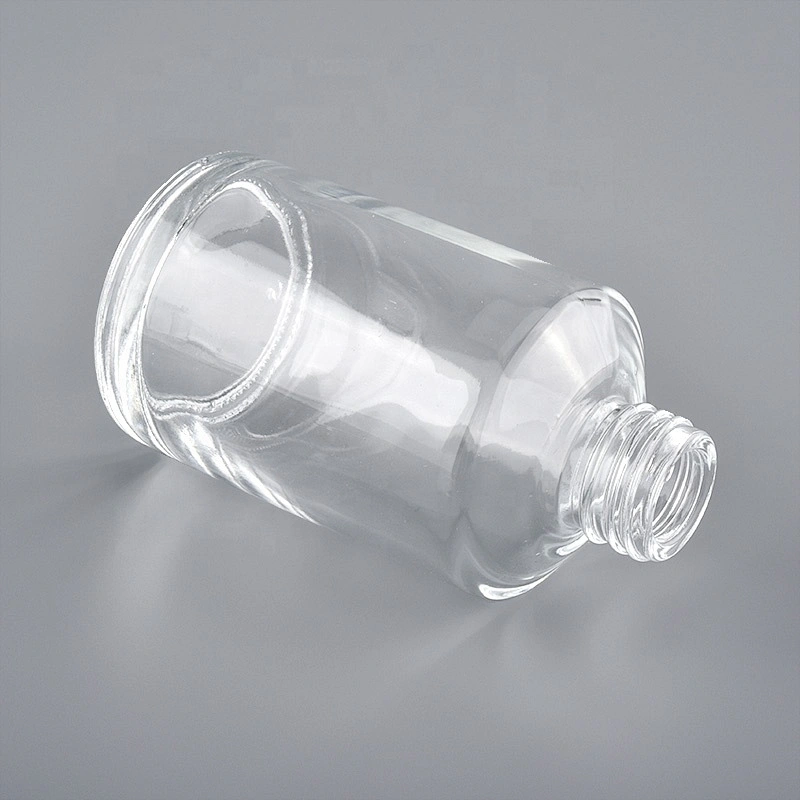 luxury clear glass reed diffuser bottle