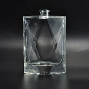 Polygon custom fragrance perfume glass bottles