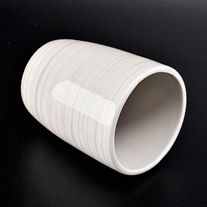 glazing ceramic glass bath accessories sets ceramic bottle tumbler water container