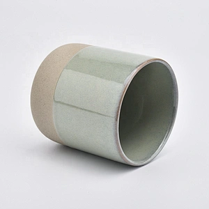 Frosted vintage ceramic tea light candle holder