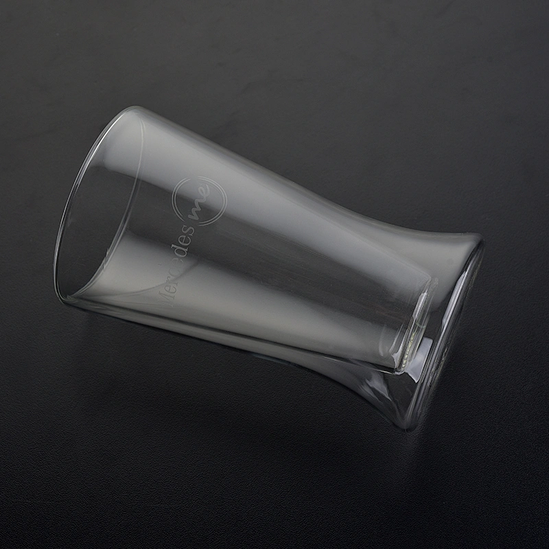 300ml double wall glass cup for wholesale