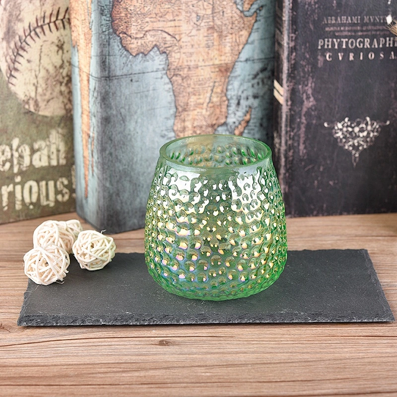 Mercury custom green glass jar candle making supplier