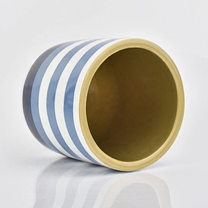 Cylinder wholesale candle holders ceramic 10oz 16oz 20oz