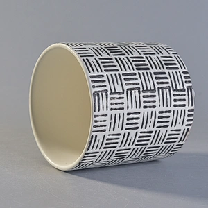 professional china manufacturer luxury ceramic cylinder candle holders jar