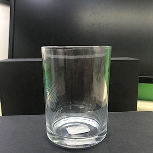 Clear Blank Glass Candle Jars 350ml