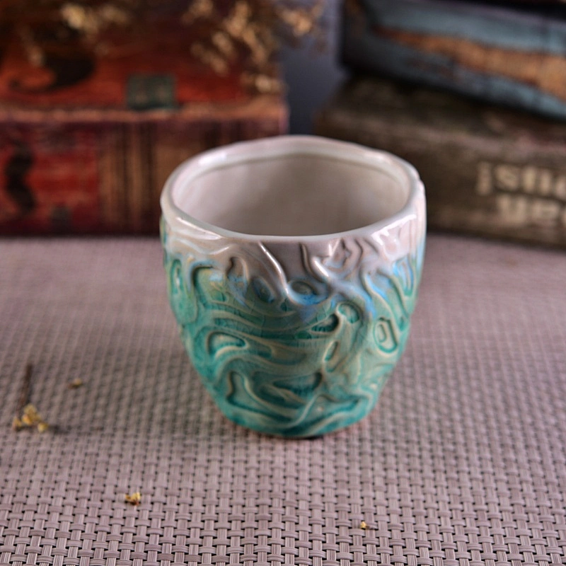 500ml Luxury decorative ceramic candle holders in bulk