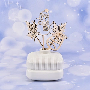 400ml Luxury square ceramic reed diffuser bottles for home decorations