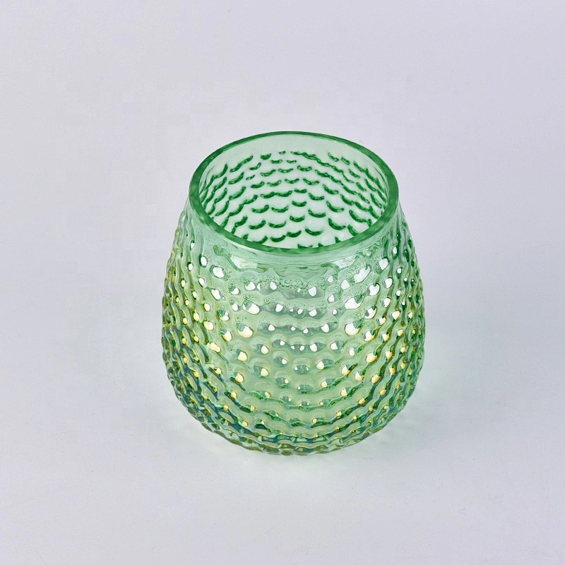 Mercury custom green glass jar candle making supplier