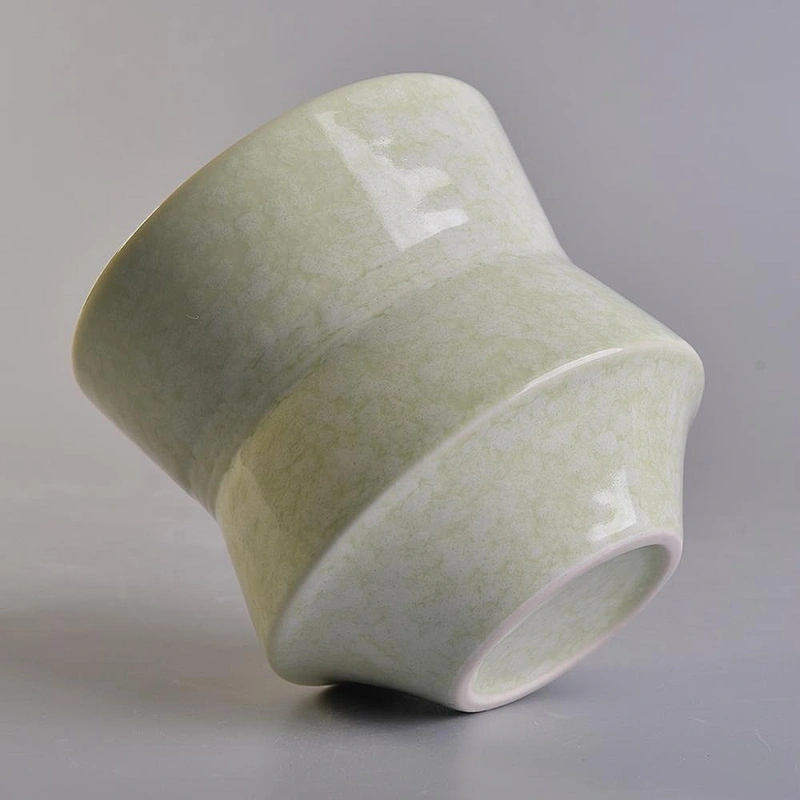 Wholesales standing votive glaze candle ceramic holder