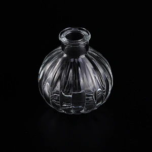 4oz Round shape transparent glass perfume bottles fragrance bottle