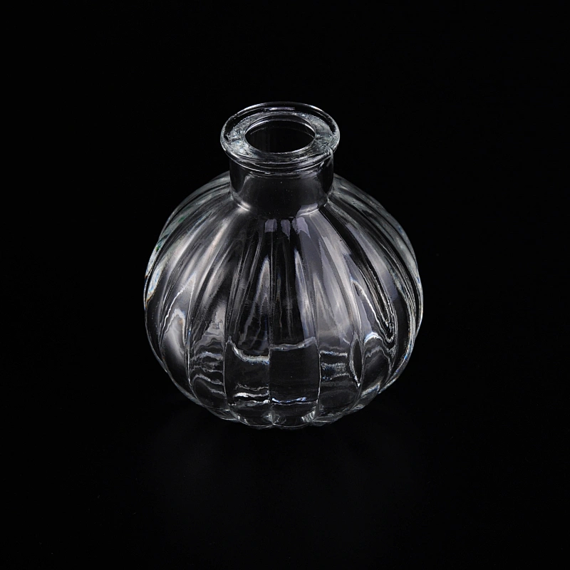 4oz Round shape transparent glass perfume bottles fragrance bottle