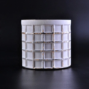 6oz 8oz 10oz Wholesales white custom luxury candle glass jar