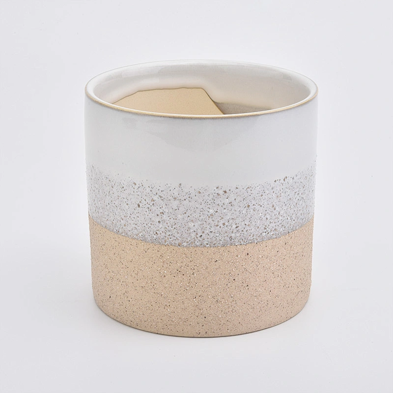 Three Color Candle Ceramic Vessel 620ml