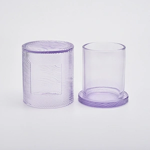 Luxury Glass Candle Jar With Lid