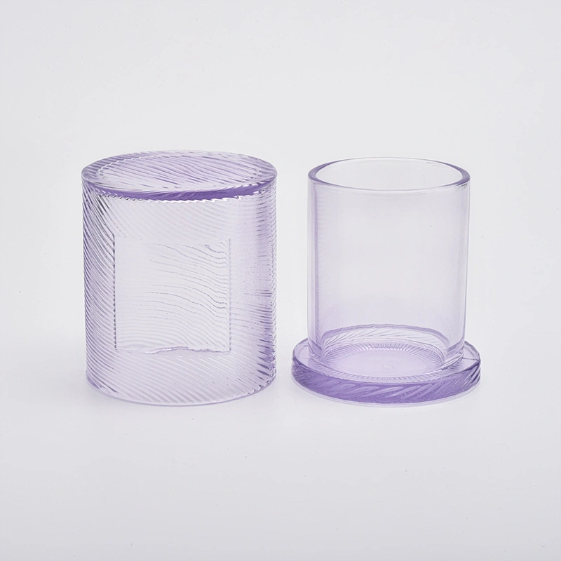 Luxury Glass Candle Jar With Lid