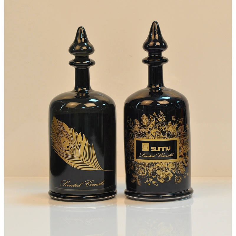 Sunny luxury custom dome candle glass jars