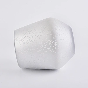 Mercury stemless glass candle holders