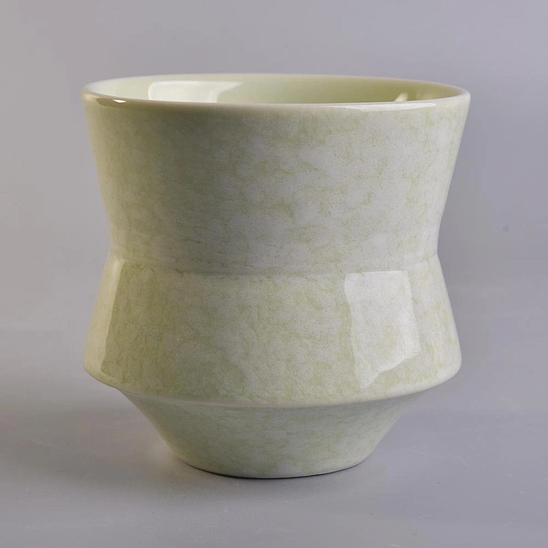 Wholesales standing votive glaze candle ceramic holder