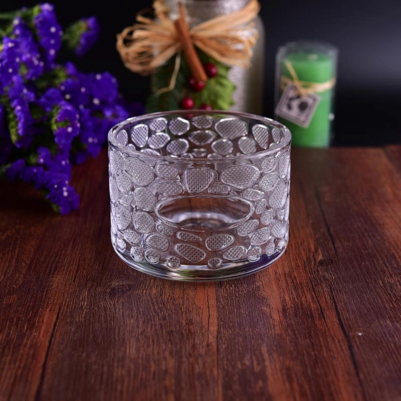 26+years brand cooperation Custom made tealight clear candle holder glass